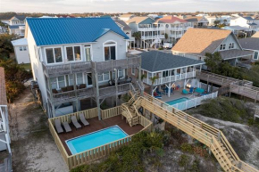 Pirate`s Booty Brunswick Vacation Rentals Ocean front with heated private pool